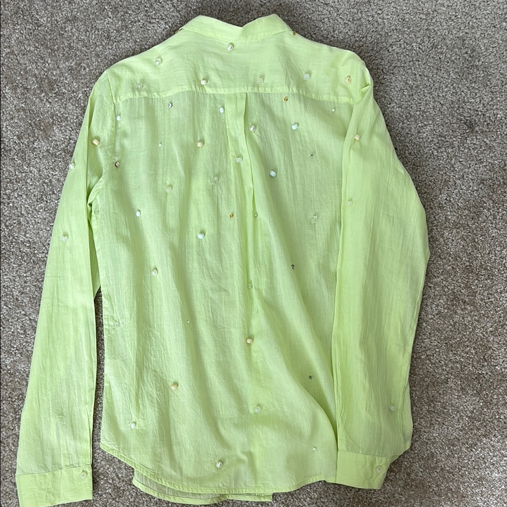 Forte_Forte, Il Ricamo Button-Up Shirt with Embellishments. New w no labels - Picture 2 of 4